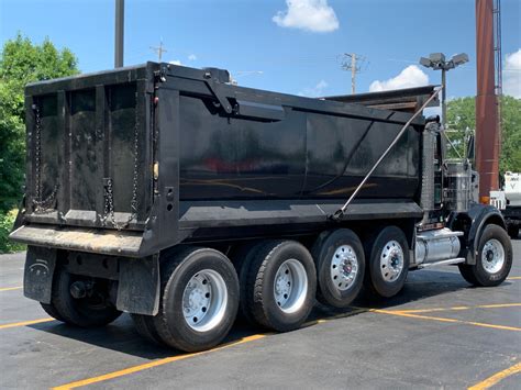 Dump trucks with a shorter wheelbase are able to maneuver around more than higher capacity dump trucks on a semi-trailer. . Used dump trucks for sale by owner